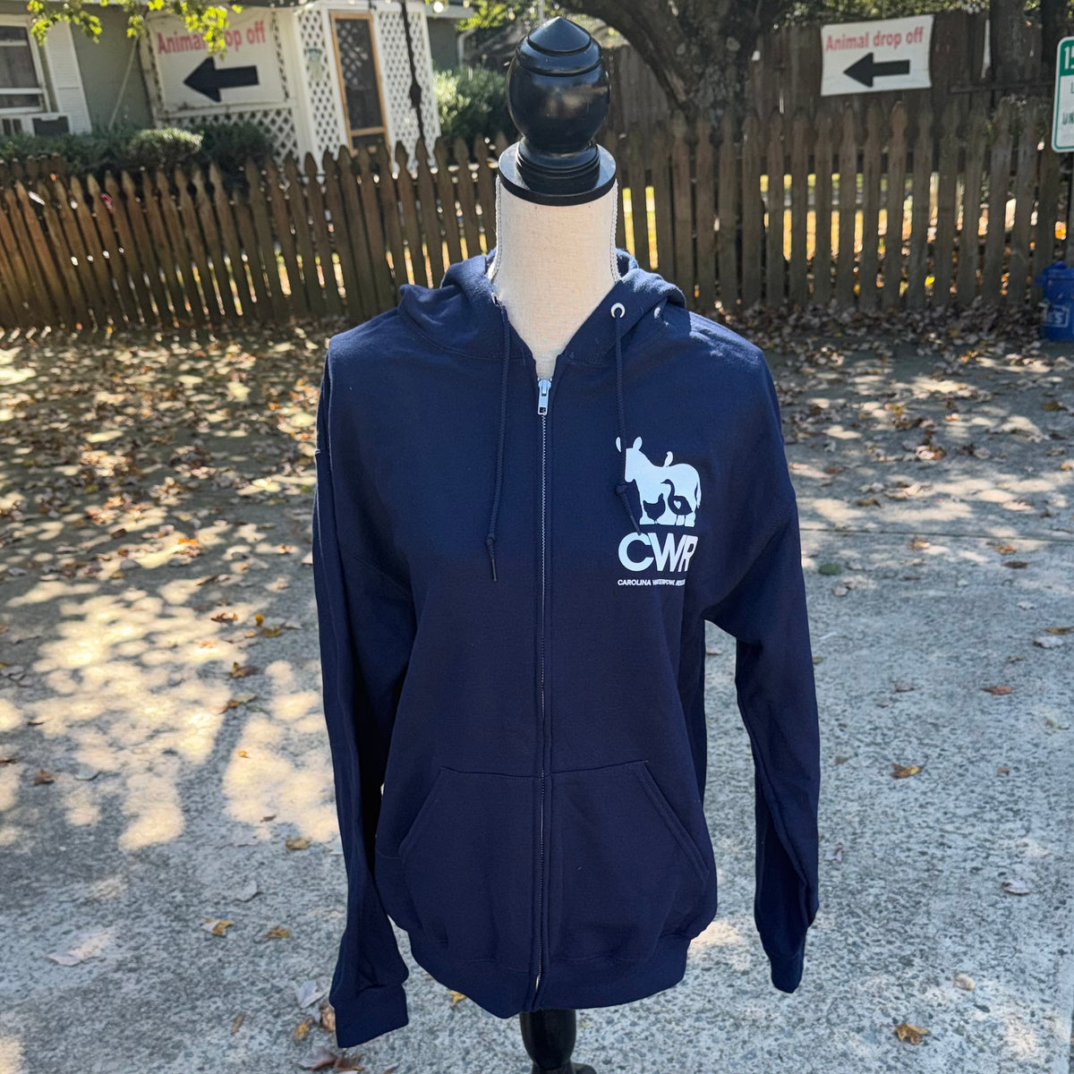 CWR Zip-Up Hoodie (Navy)