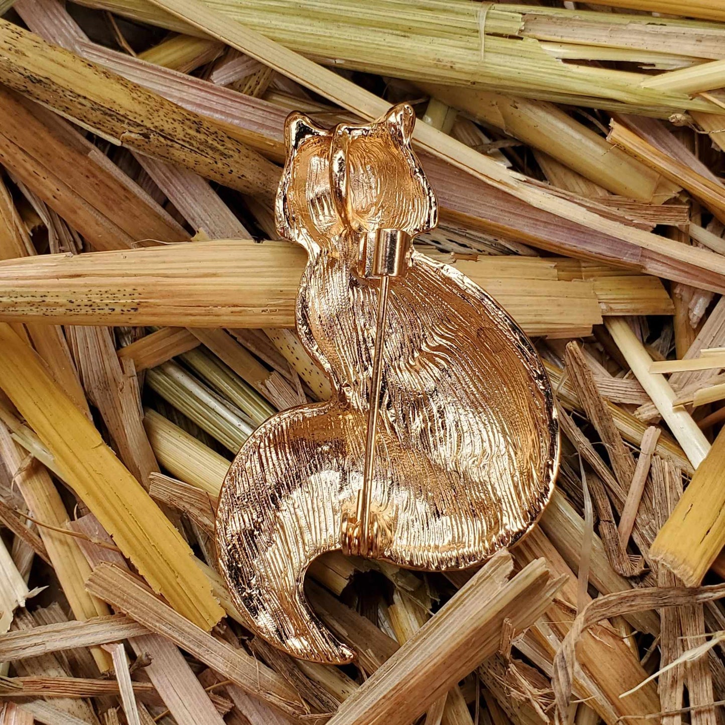 Jeweled Animal Brooch