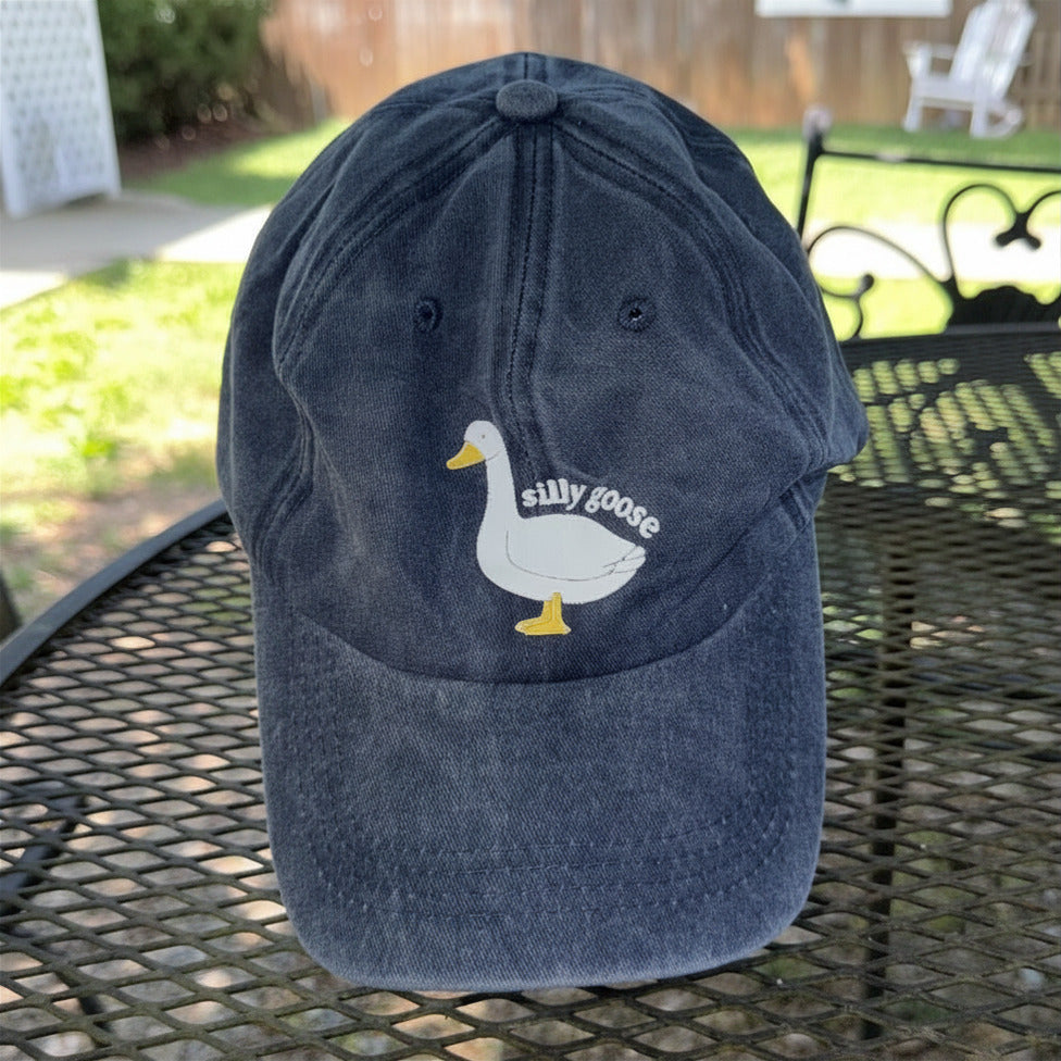 “Silly Goose” Baseball Cap (Navy)