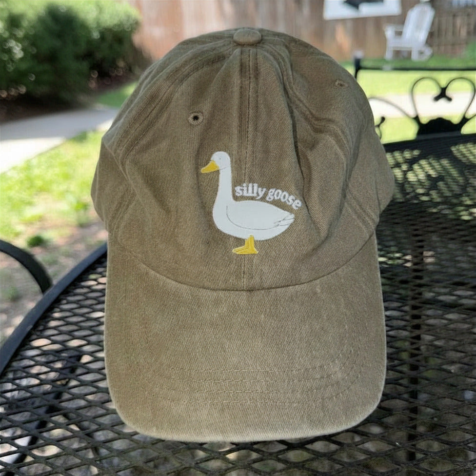 “Silly Goose” Baseball Cap (Tan)