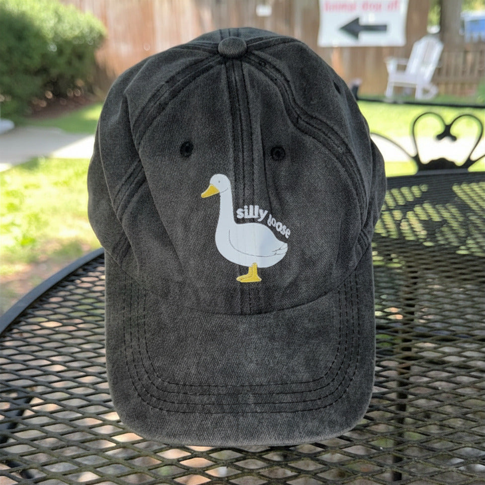 “Silly Goose” Baseball Cap (Black)
