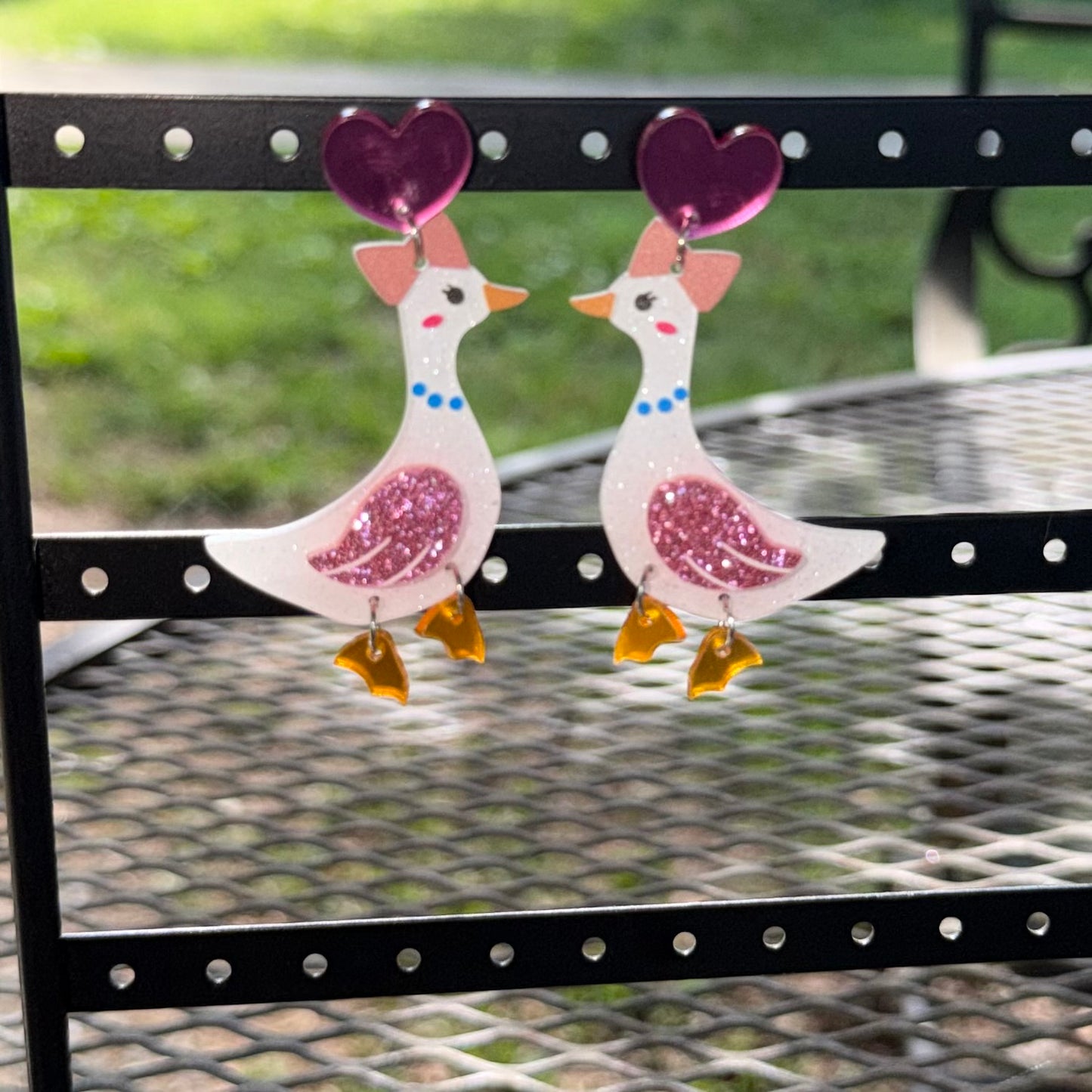 Lovely Goose Earrings