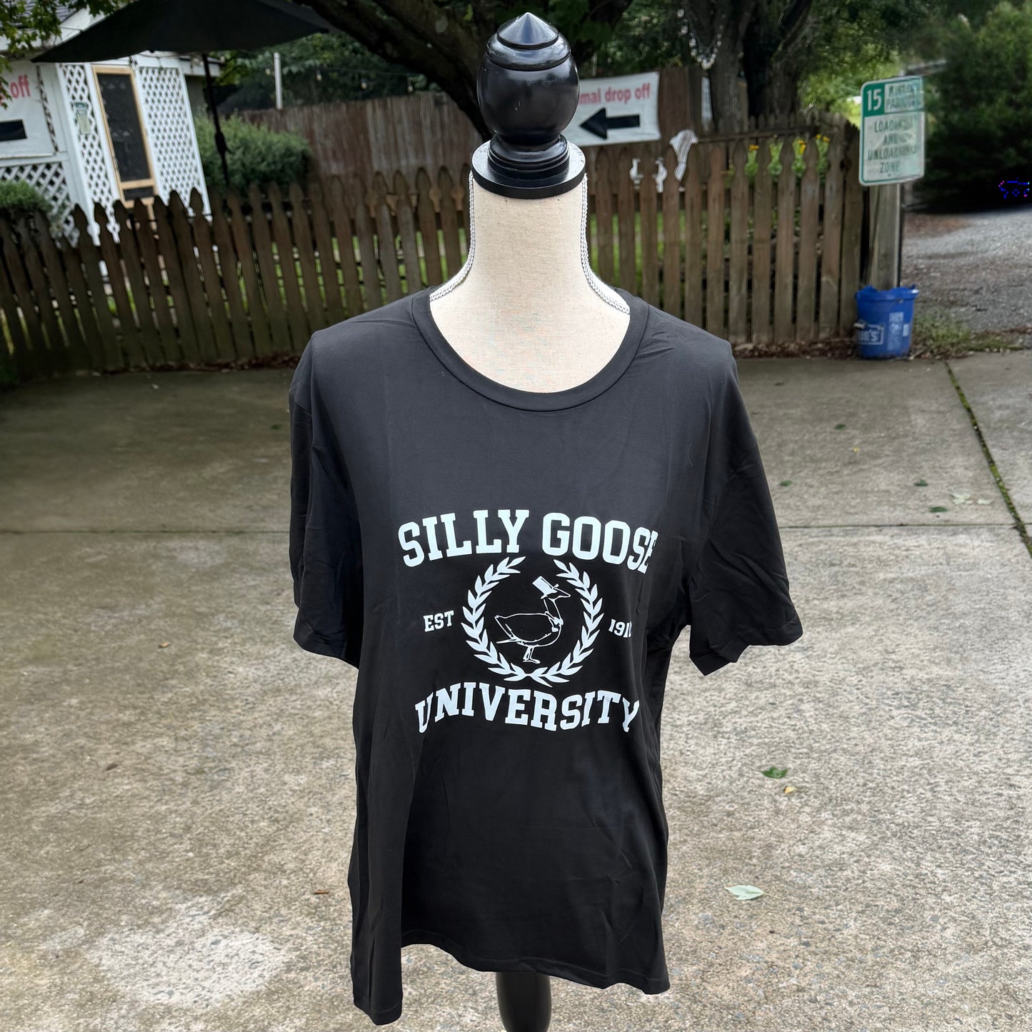 “Silly Goose University” T-Shirt (Black)