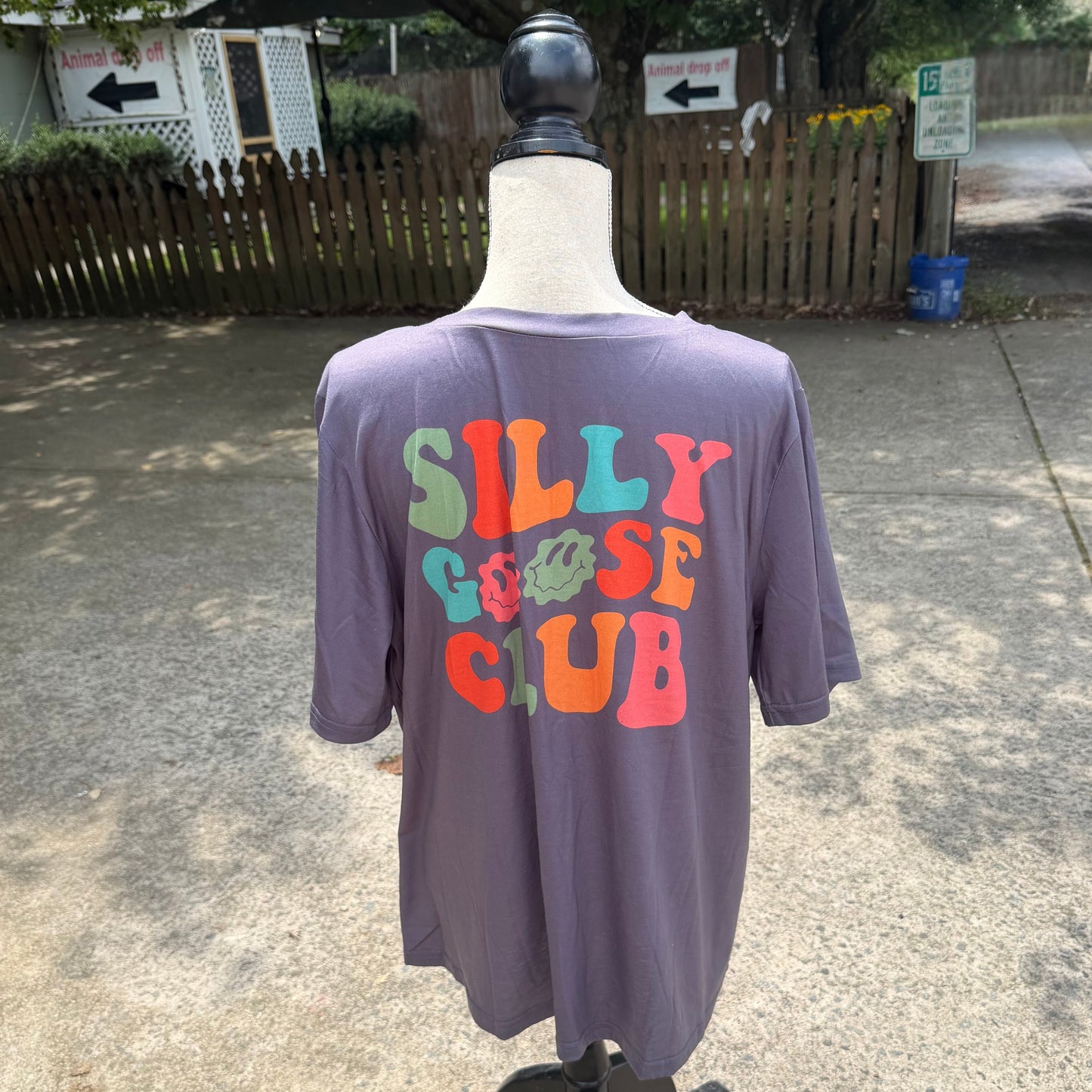 “Silly Goose Club” V-Neck T-Shirt