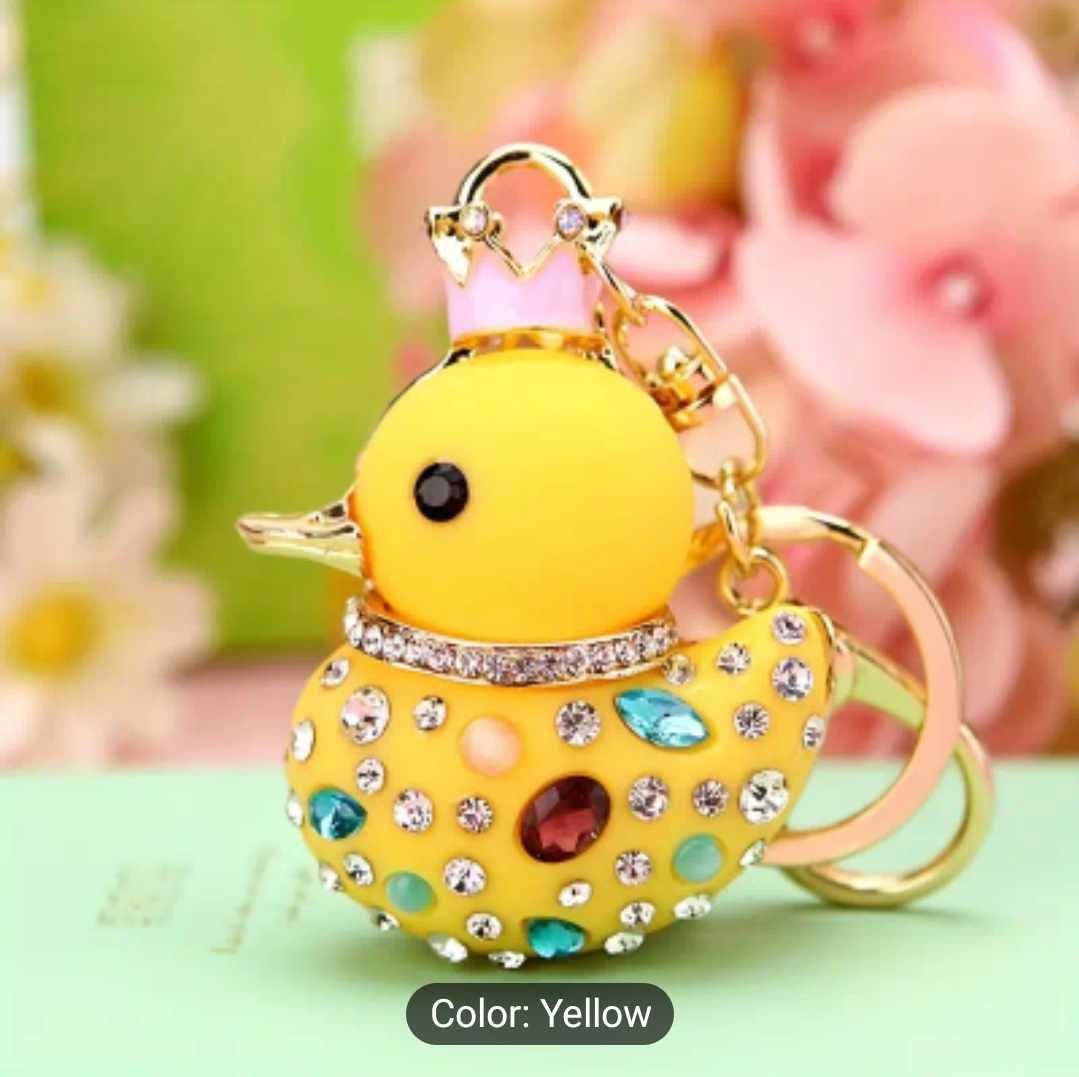 Crown Duck Keychain