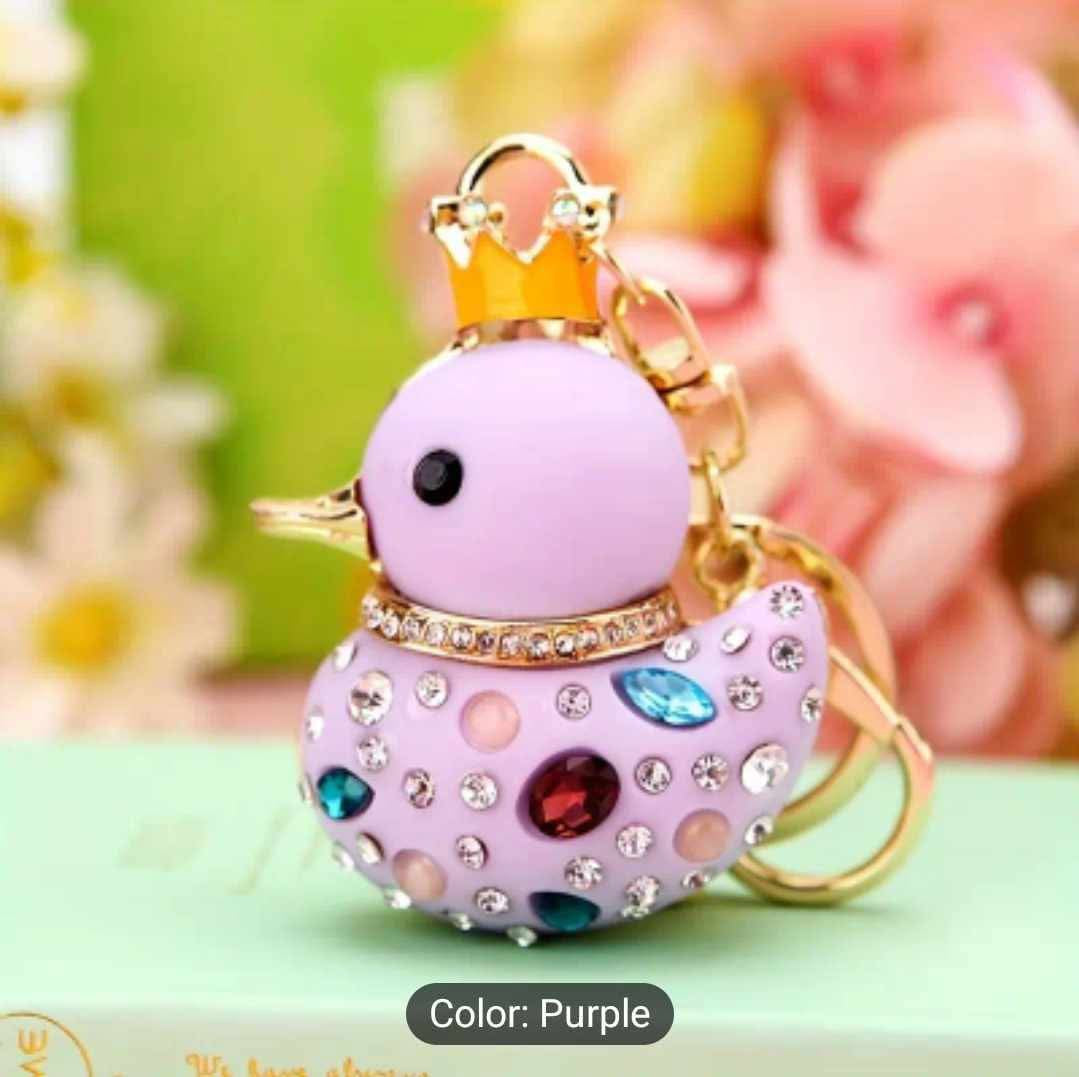 Crown Duck Keychain