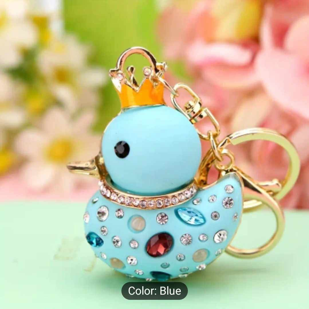 Crown Duck Keychain