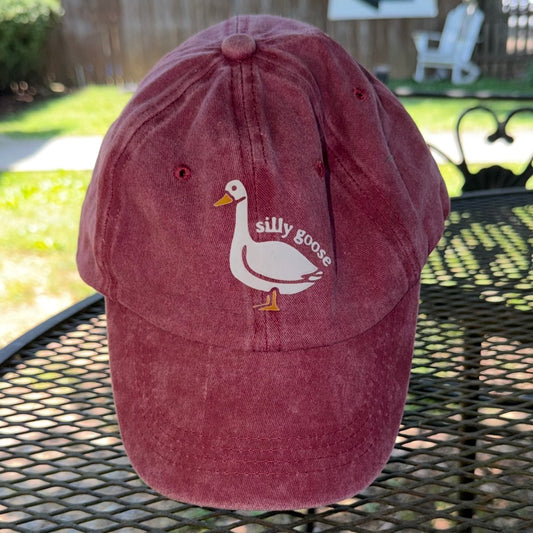 “Silly Goose” Baseball Cap (Red)