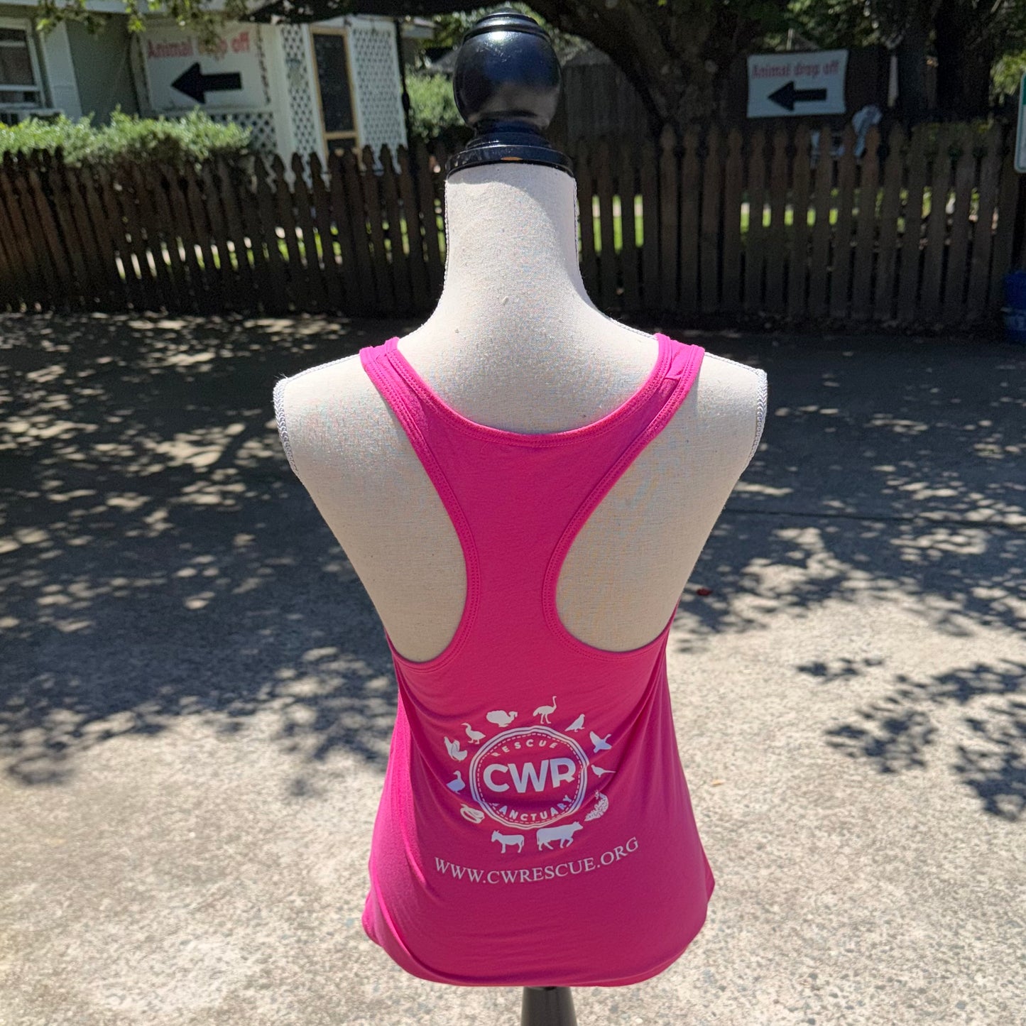 Ladies Racerback Tank Top (Pink)