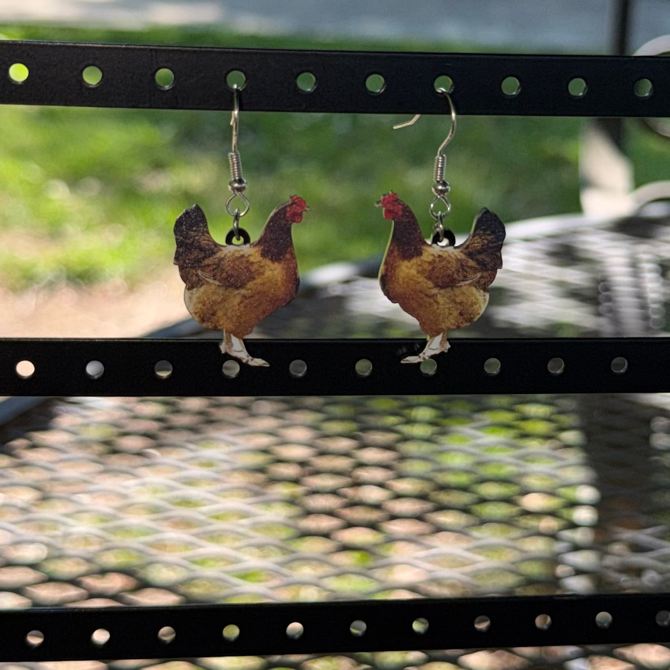 Chicken Earrings