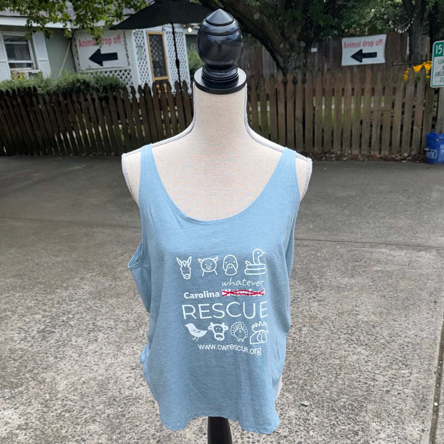 Carolina Whatever Rescue Tank Top (Blue)