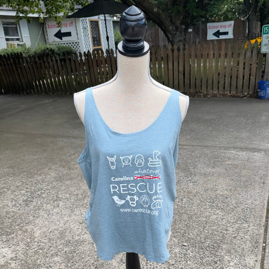 Carolina Whatever Rescue Tank Top (Blue)