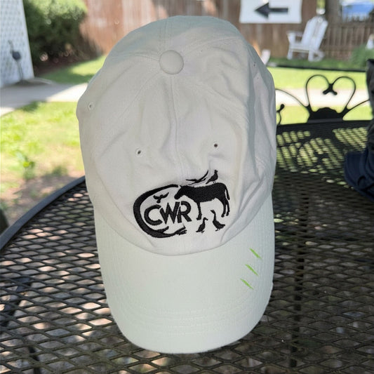 CWR Baseball Cap (Worn Look, White)