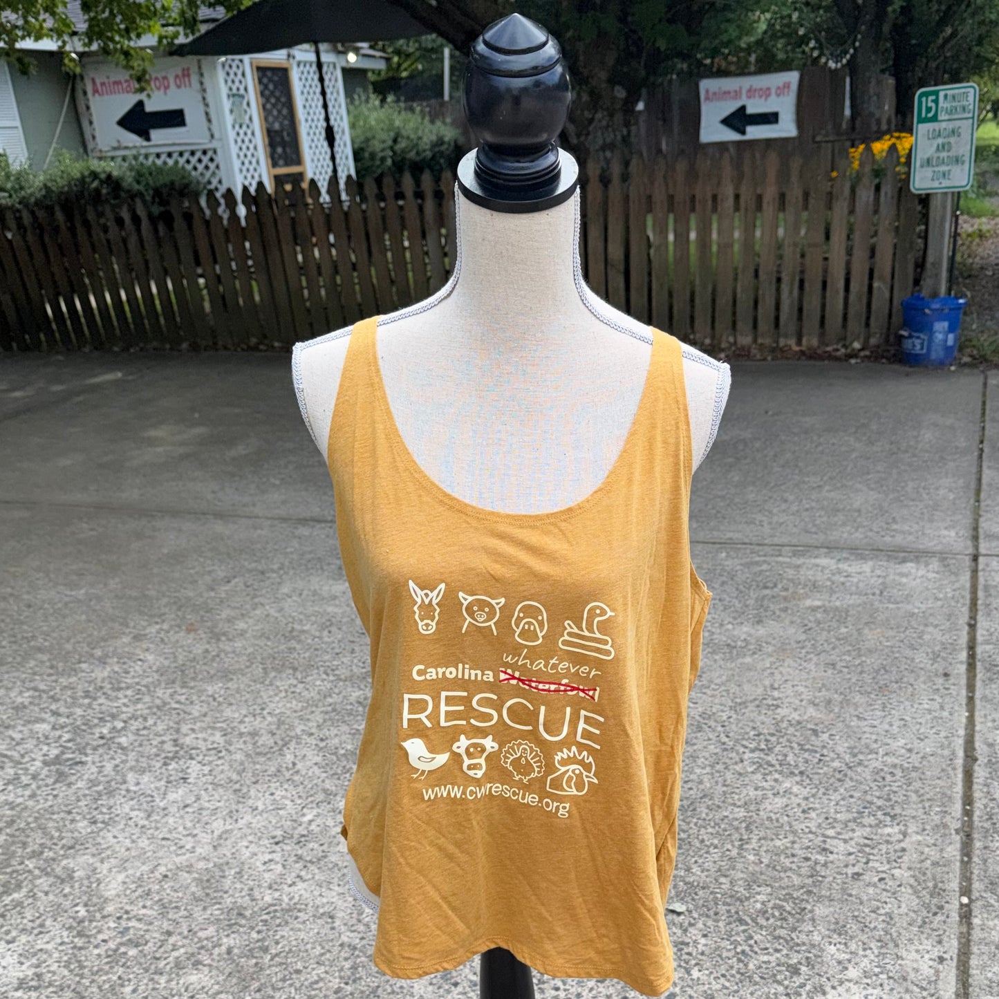 Carolina Whatever Rescue Tank Top (Yellow)