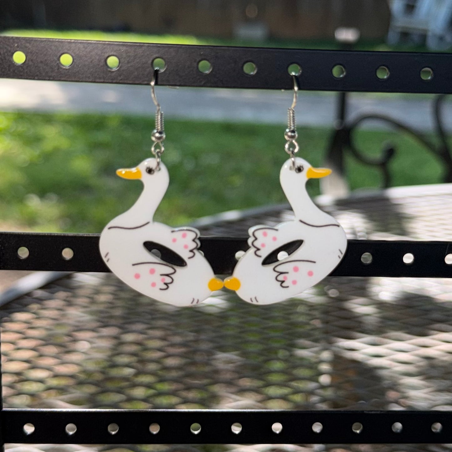 Goose Swim Float Earrings