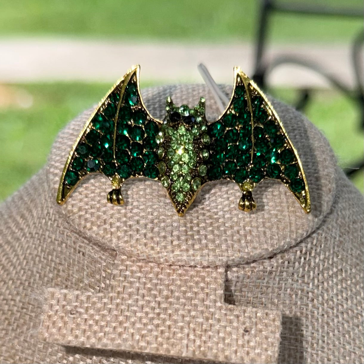 Bat Pin (Green)