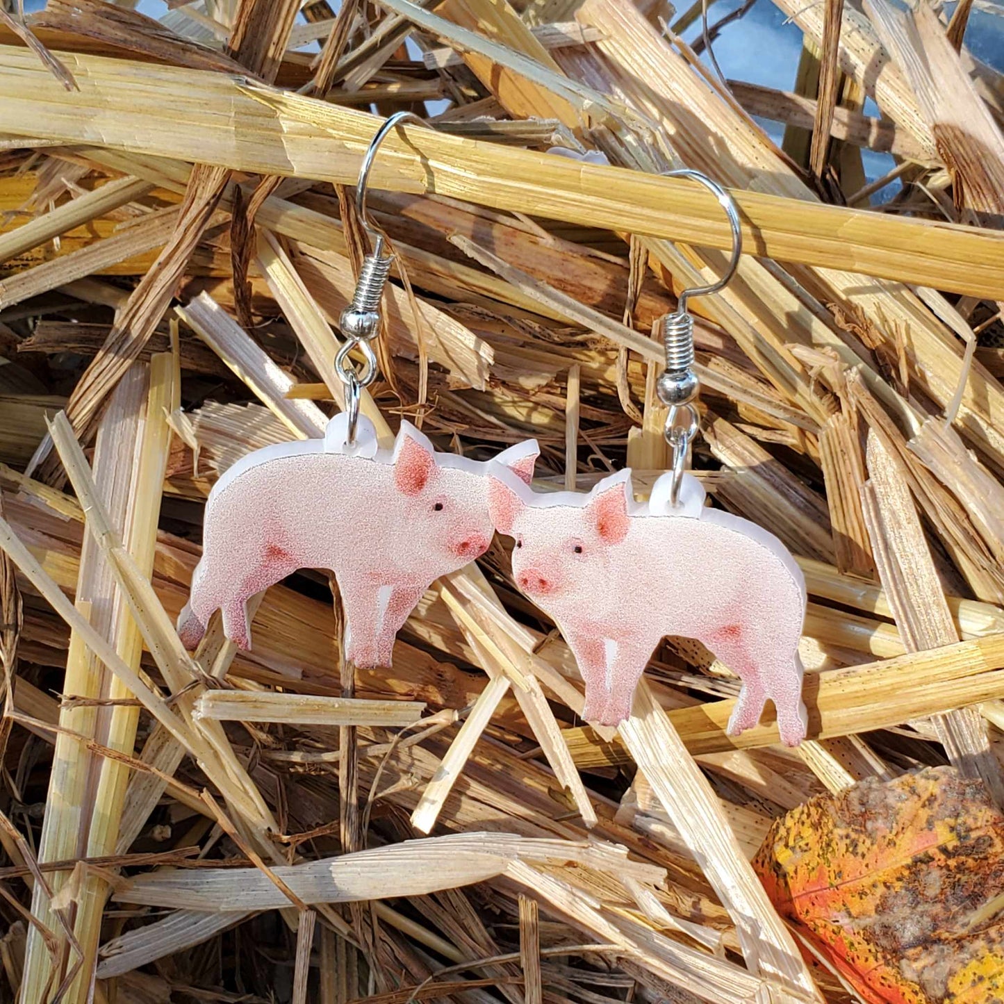 Pig Earrings