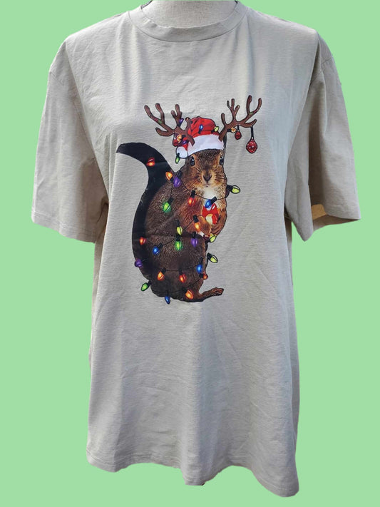 Festive Squirrel T-Shirt