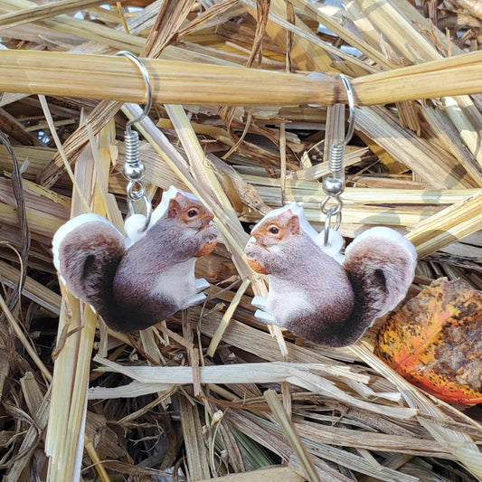 Squirrel Earrings