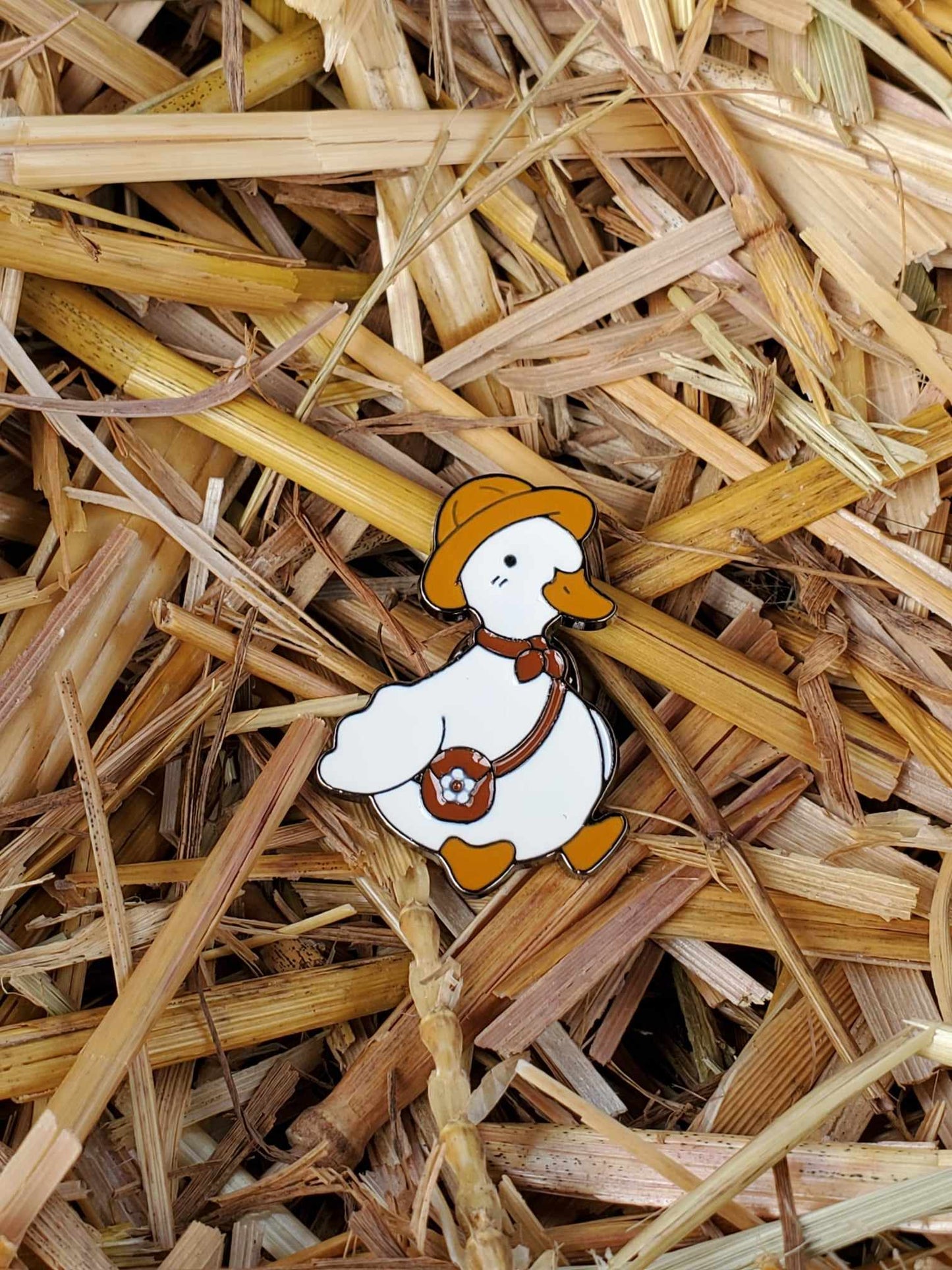 Cute Cartoon Goose Pins