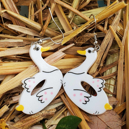 Summer Goose Earrings