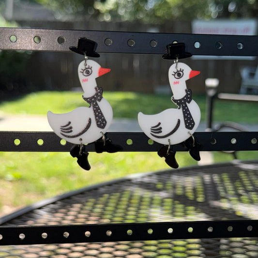 Snazzy Goose Earrings