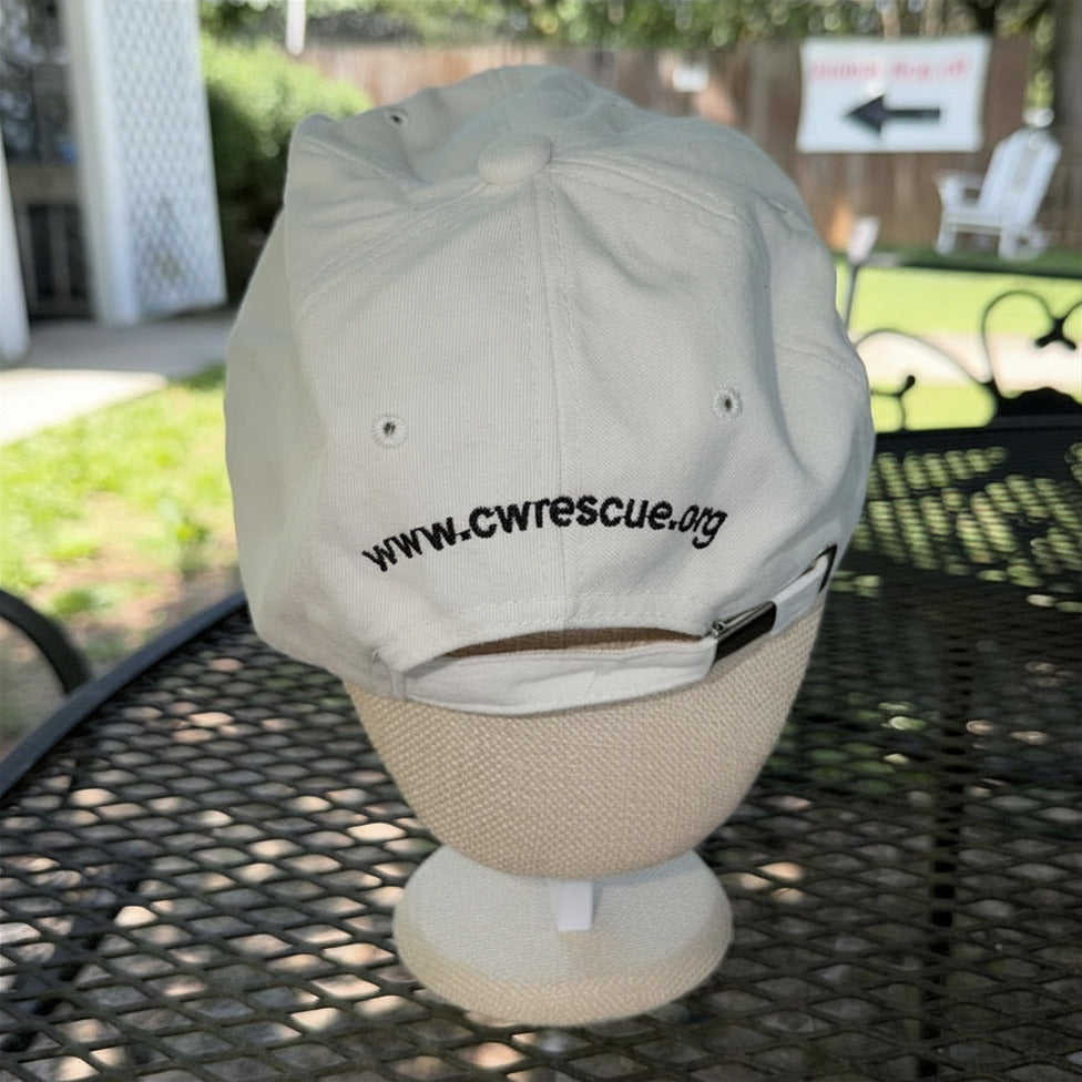 CWR Baseball Cap (Worn Look, White)