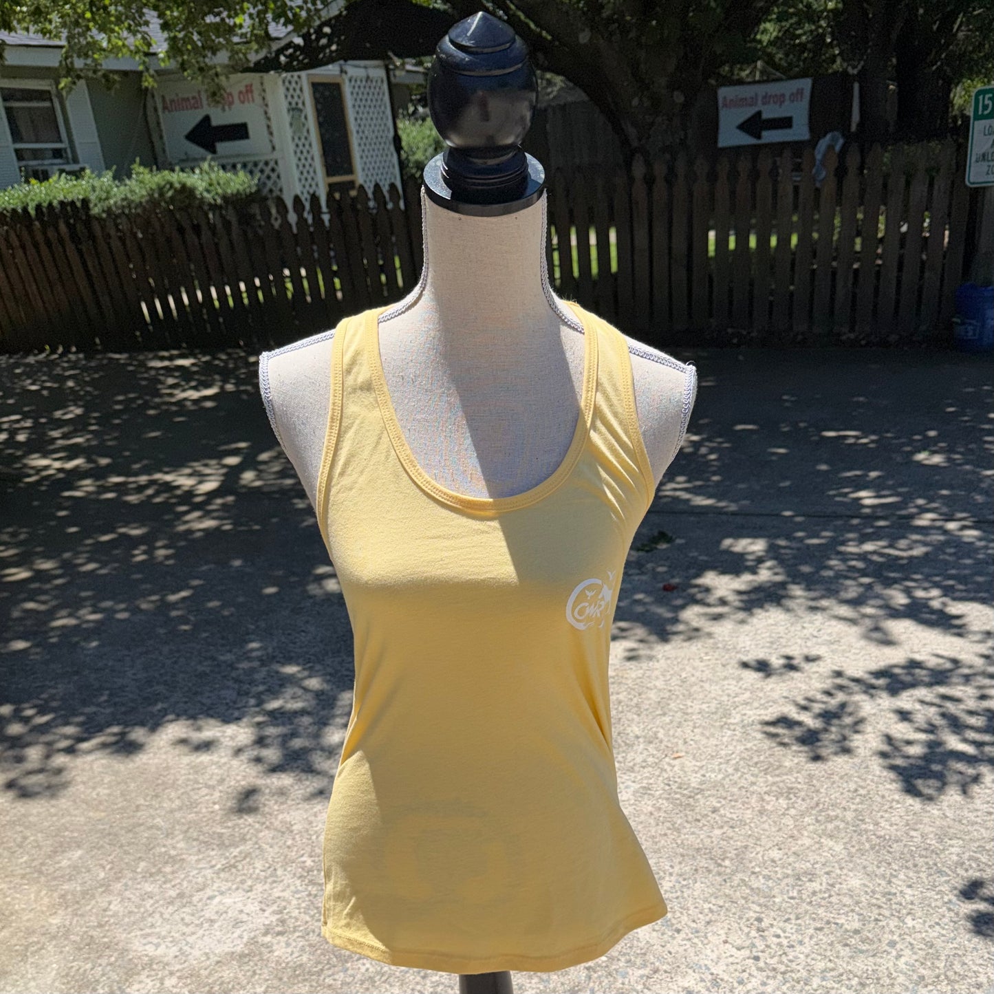 Ladies Racerback Tank Top (Yellow)