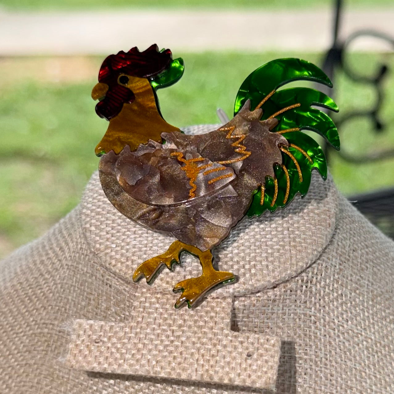 Rooster Pin