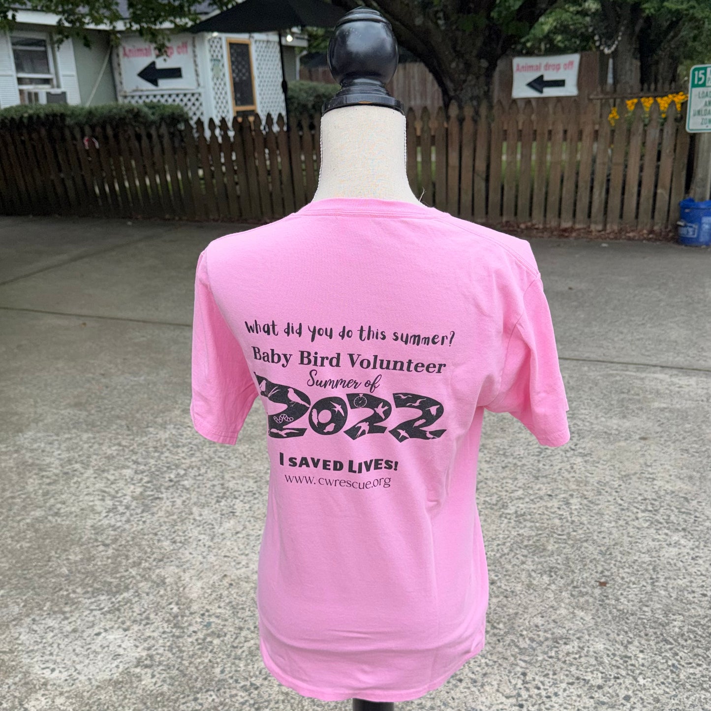 2022 Baby Bird Volunteer T-Shirt (Pink)