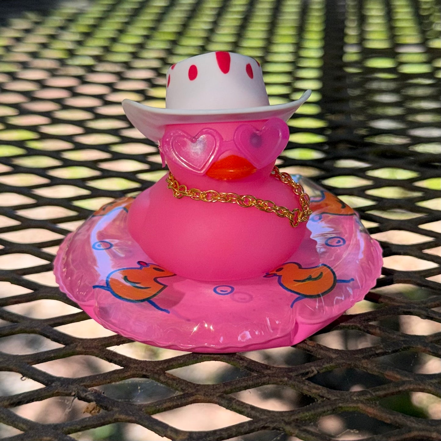 Pink Rubber Duckie (White Hat)