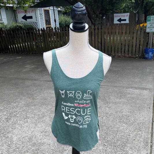 Carolina Whatever Rescue Tank Top (Green)