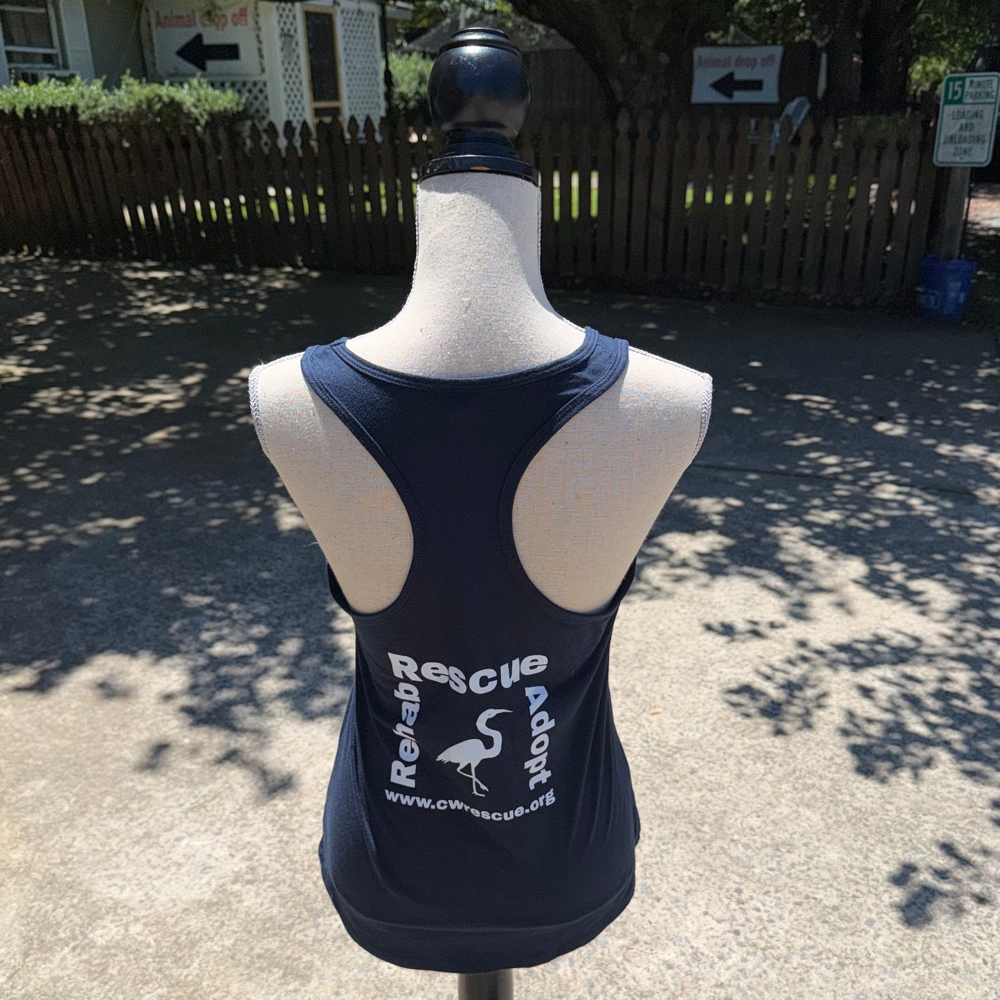 Ladies Racerback Tank Top (Navy)