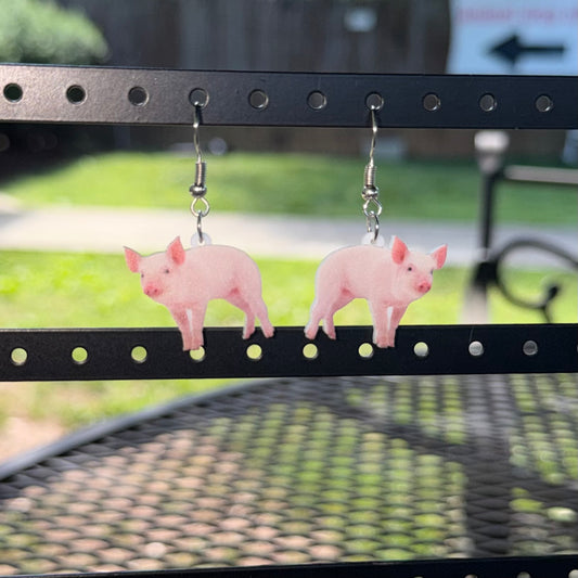 Pig Earrings
