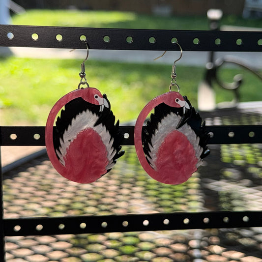 Flamingo Earrings