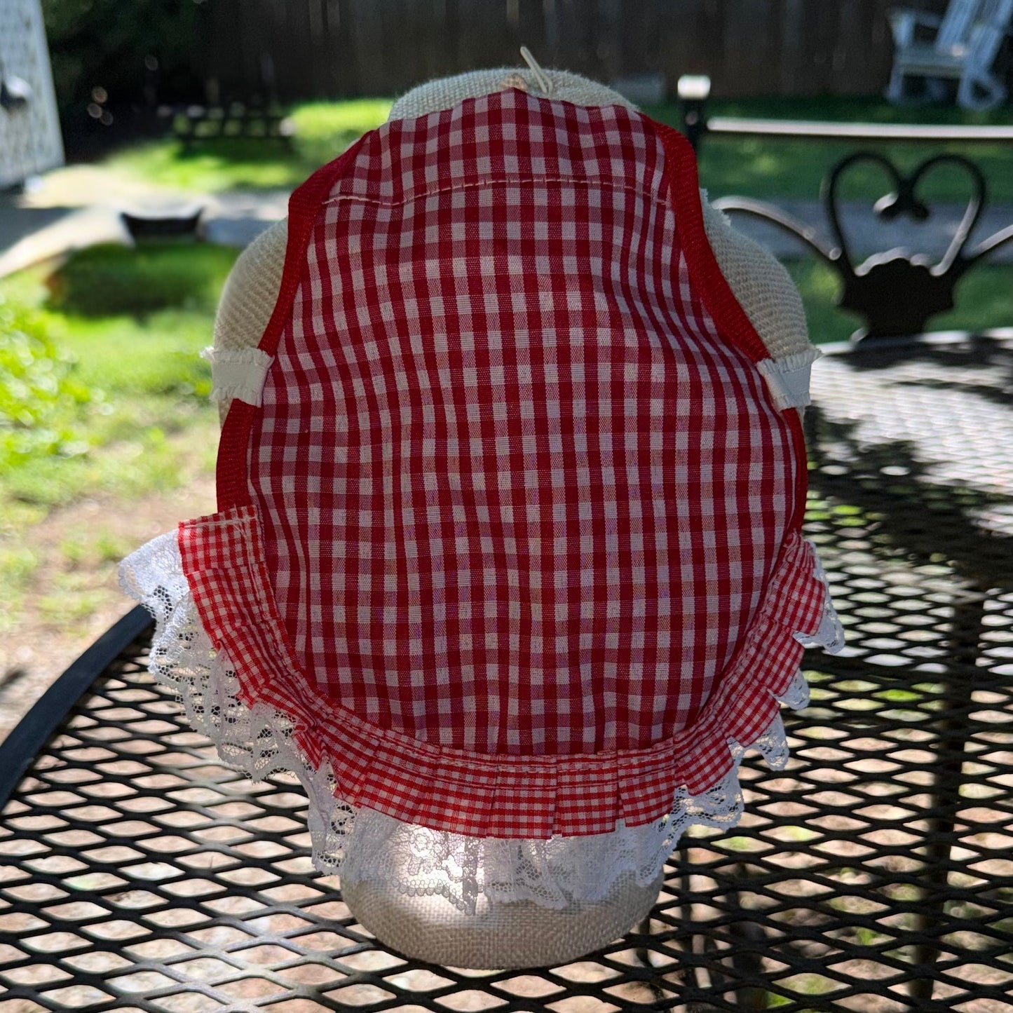 Chicken Saddle Apron (Gingham)
