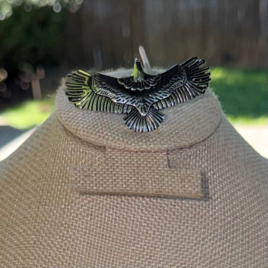 Eagle Hair Clip (Silver)