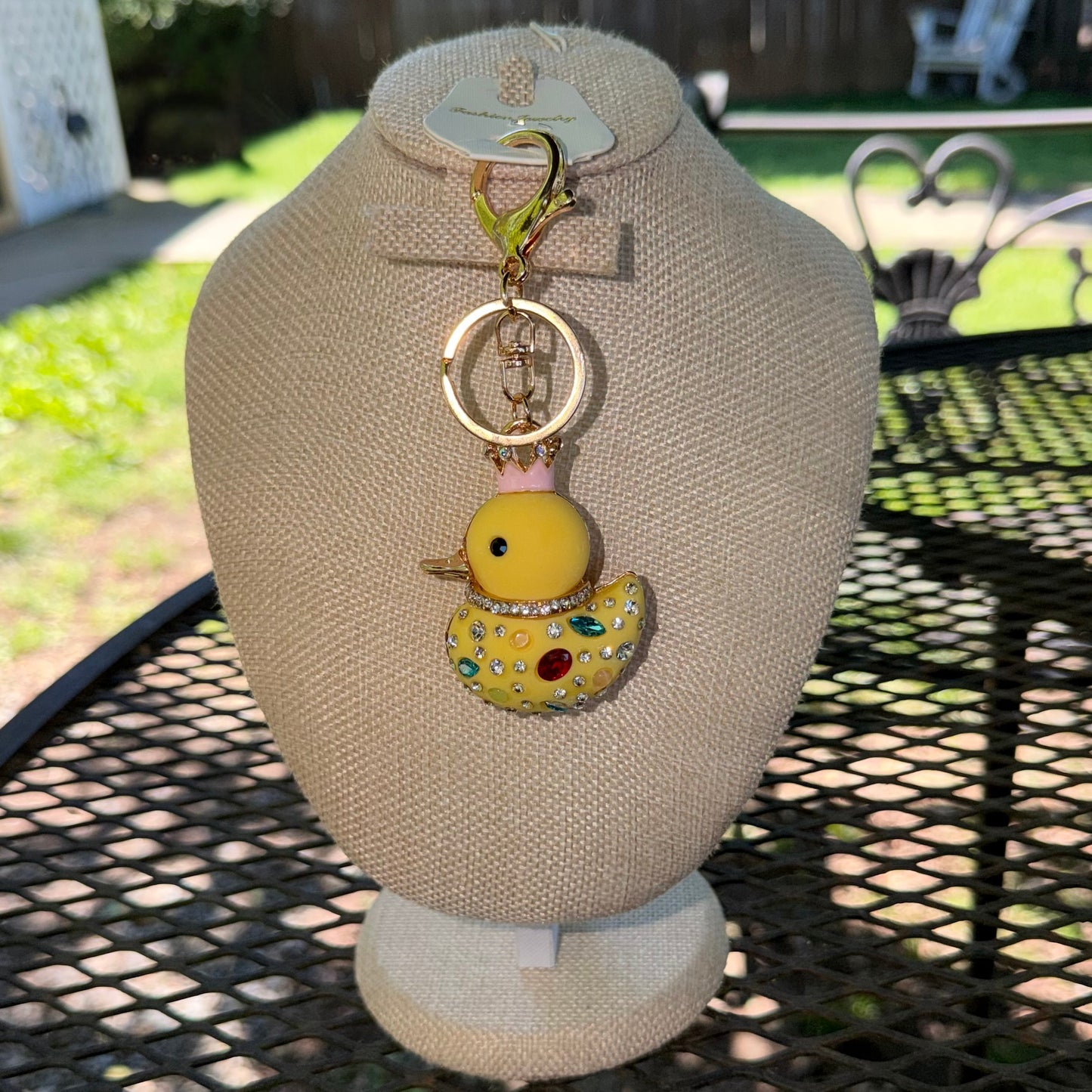 Rubber Duckie Keychain