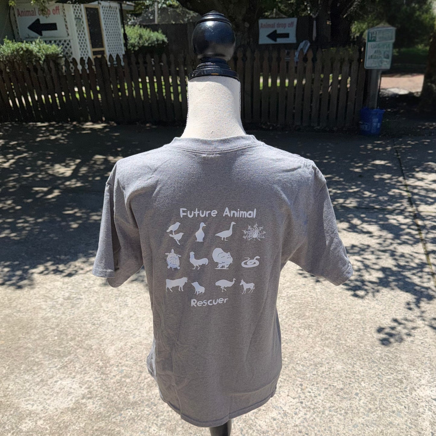 Kids’ “Future Animal Rescuer” T-Shirt (Gray)