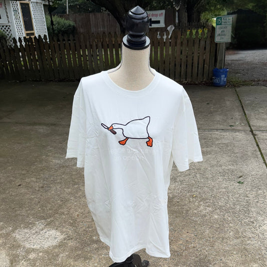 “Peace was Never an Option” T-Shirt (White)