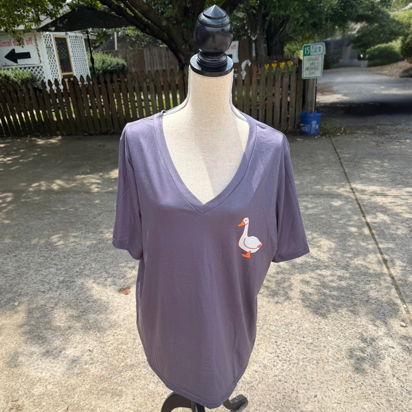 “Silly Goose Club” V-Neck T-Shirt