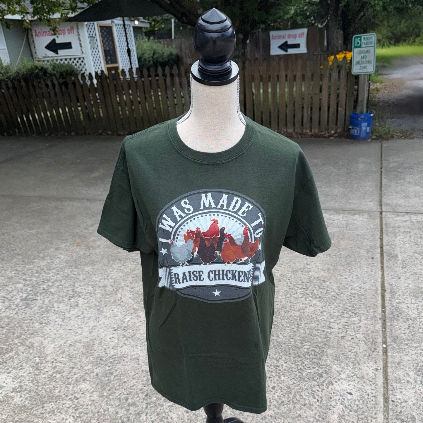 “I Was Made To Raise Chickens” T-Shirt