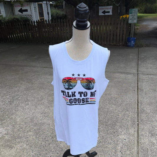 “Talk To Me Goose” Sleeveless T-Shirt