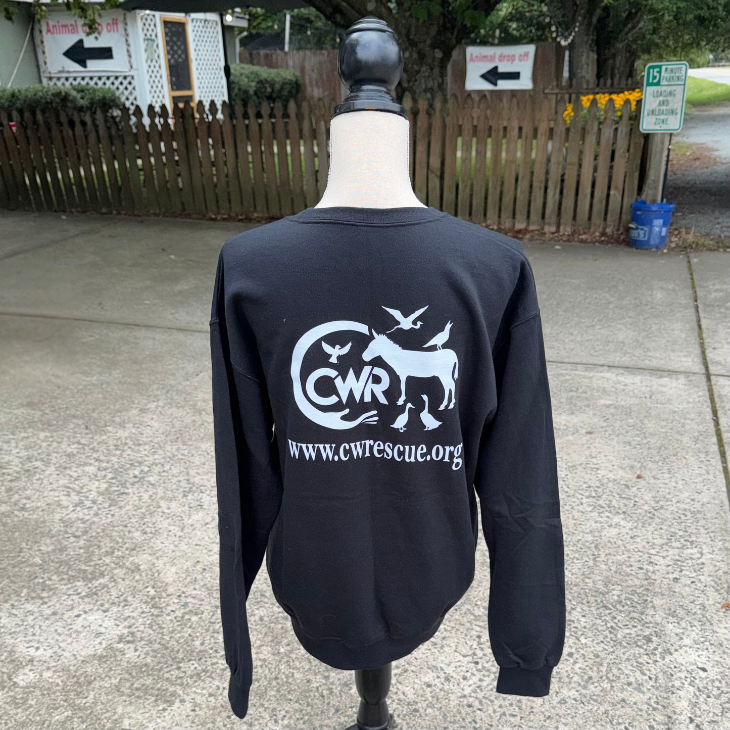 CWR Sweatshirt (Circle Logo, Black)