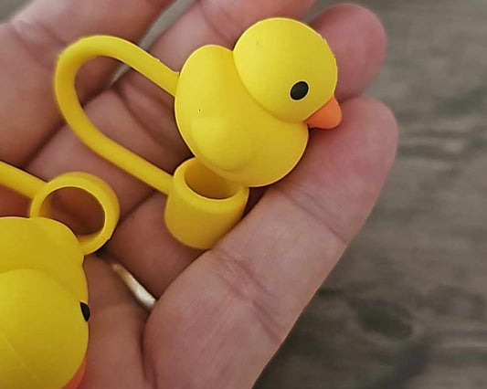 Rubber Duck Straw Toppers