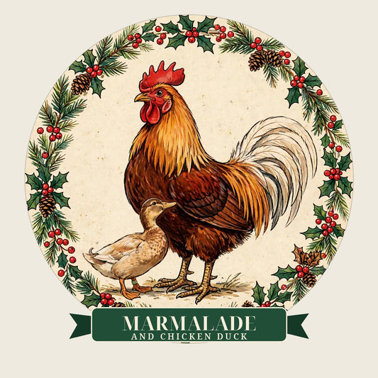 Marmalade and Chicken Duck Ornament