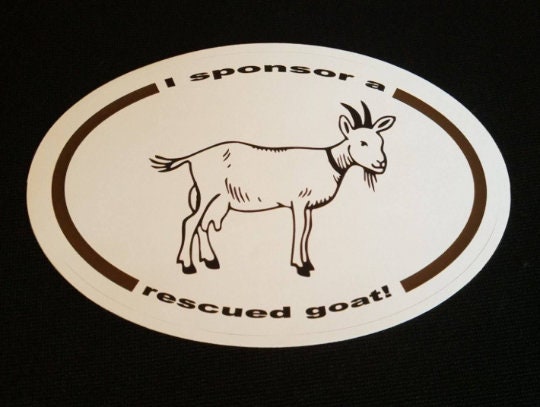I support a rescued goat