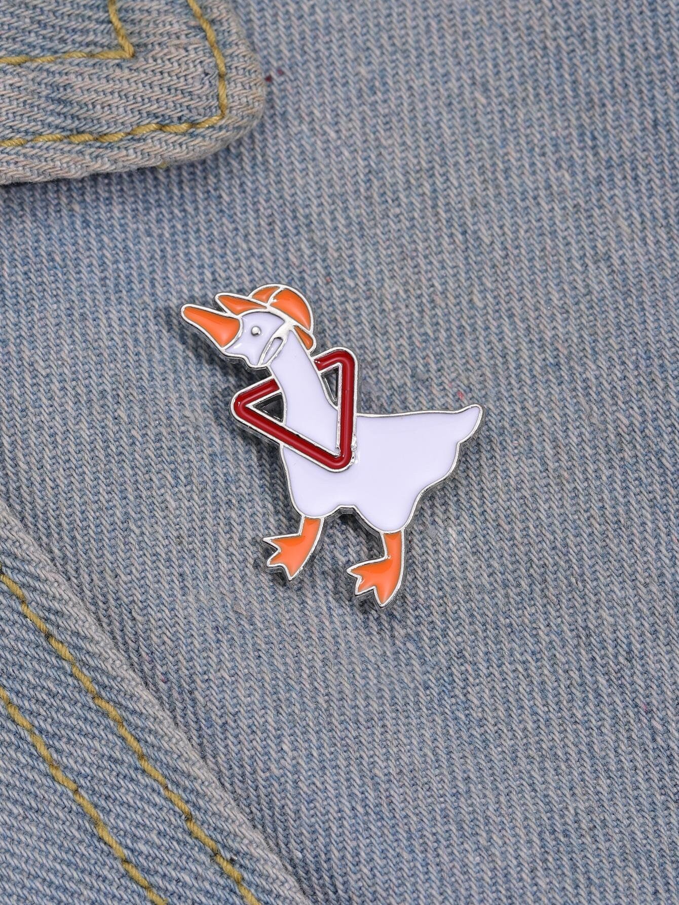 Cute Cartoon Goose Pins