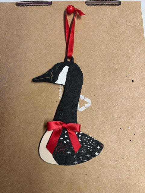 Handmade Canada Goose Christmas Ornaments